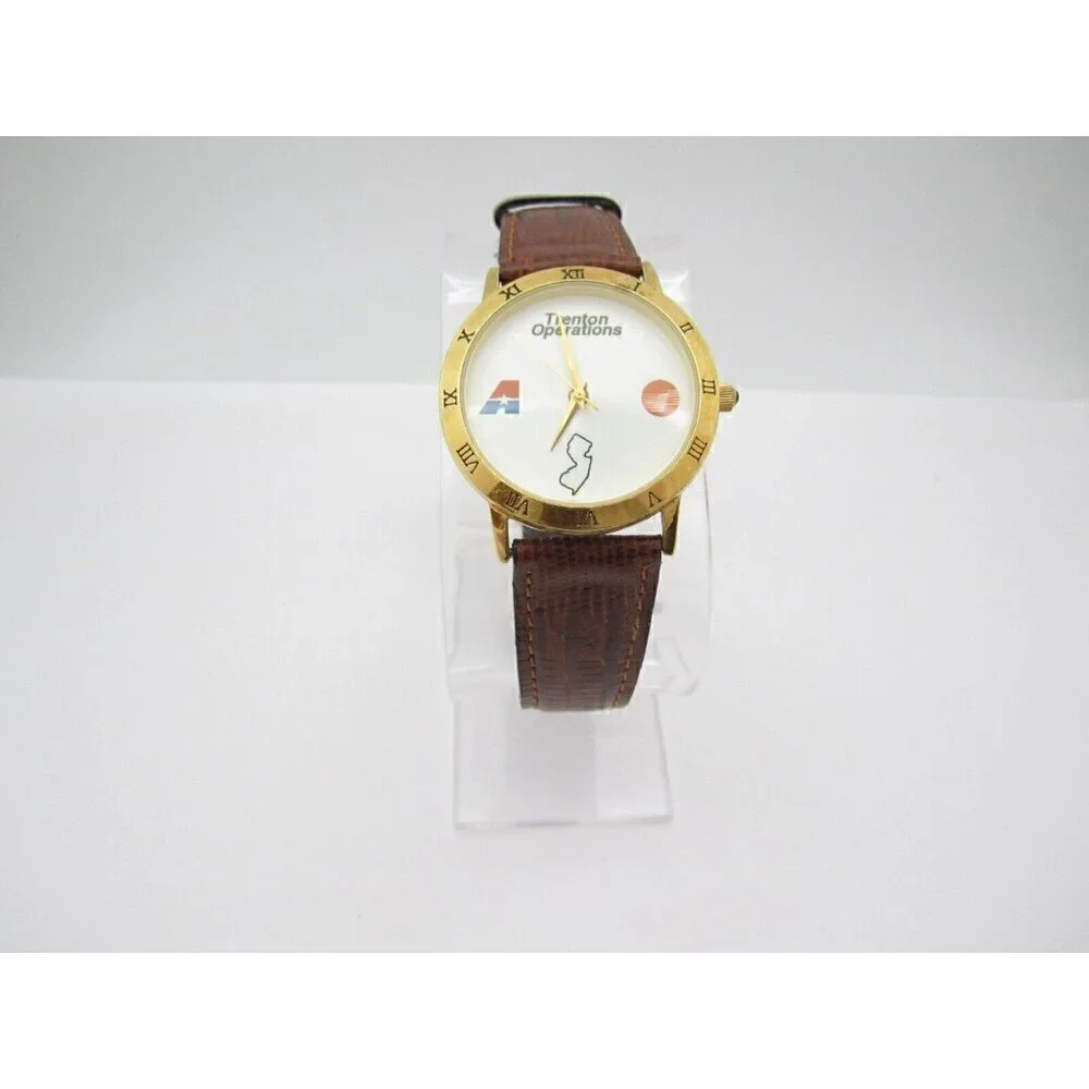 Men Trenton Operation New Jersey 18K Gold Plating Analog 33mm Dial Watch (G523)‎
